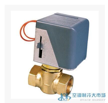 中央空调风机盘管核心组件 亿林电动二通电磁阀详解